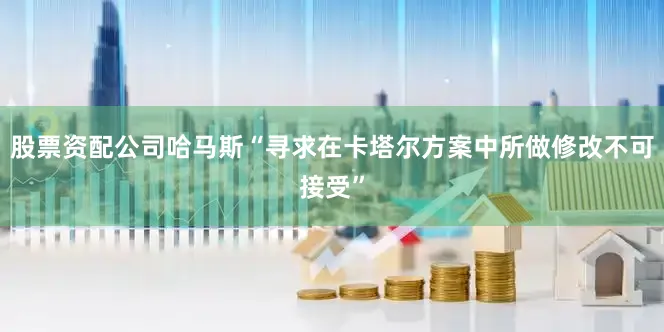 股票资配公司哈马斯“寻求在卡塔尔方案中所做修改不可接受”