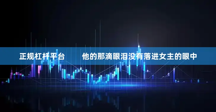 正规杠杆平台        他的那滴眼泪没有落进女主的眼中